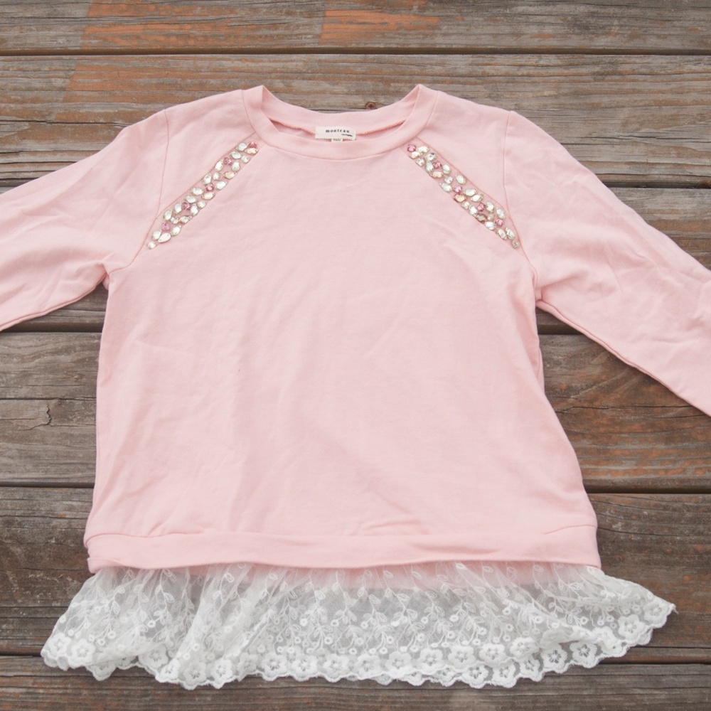 MONTEAU BEJEWELED SWEATER
